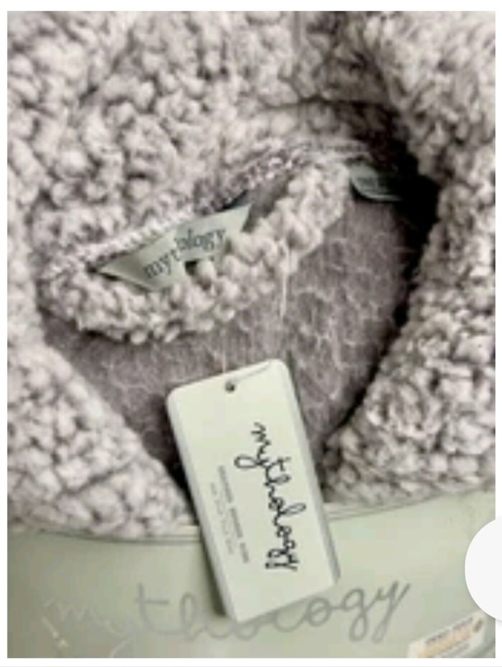 1 Heather Berber Robe - Plush Throw Robe One Size - Picture 3 of 10